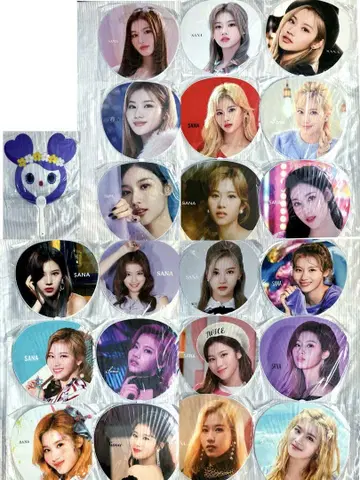 TWICE SANA 부채 22장 세트