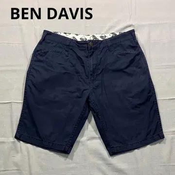 BEN DAVIS 벤 데이비스 하프 팬츠 L 포켓 네이비