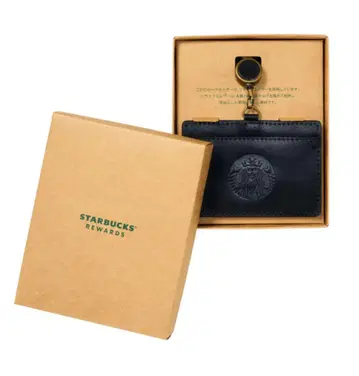 STARBUCKS 블랙 패스 케이스 스트랩 포함 스벅에서 열심히 교환!