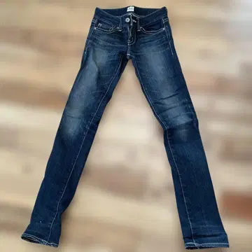 moussy 스키니 데님 25 사이즈 다크 블루