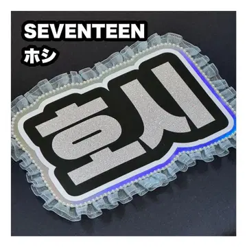 호시 SEVENTEEN 세부치 네임 보드 부채 문자 네무보