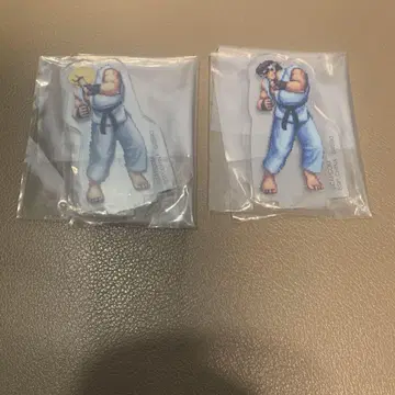 제일복권 스트리트 파이터 G상 아크릴 스탠드 류 켄 2개