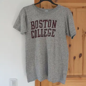 80년대 Champion 트리코 태그 스며듦 티셔츠 헤더 BOSTON