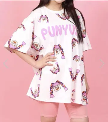 [PUNYUS] NAOMI 짱 올 패턴 T셔츠 와타나베 나오미