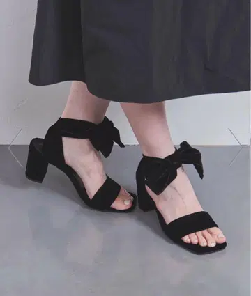 [ UNITED ARROWS ] 벨로아 리본 샌들 36h