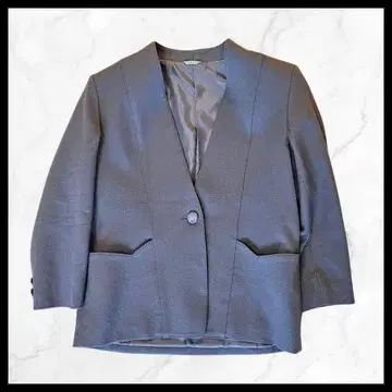 90's 빈티지 다크 그레이 테일러드 자켓