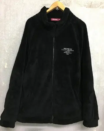 하이 앤드 시크 24aw 플리스 보아 지퍼 자켓 블랙 XL