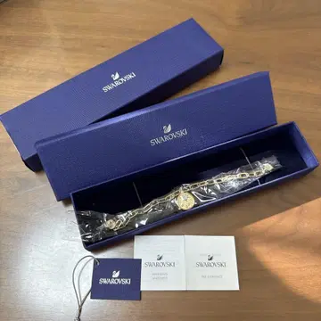 스와로브스키 THE ELEMENTS SUN 골드 팔찌