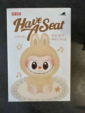 POP MART Have A Seat LABUBU 봉제 인형