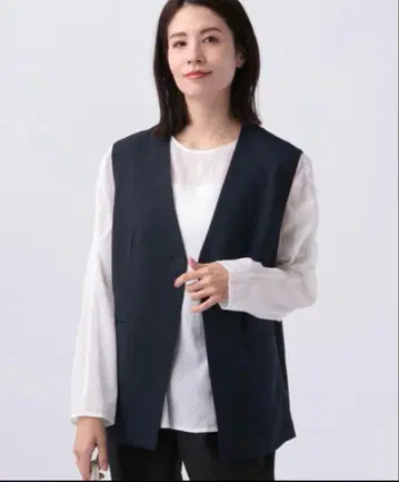 엘루라 Elura 사라사라 썸머 미들 베스트 블랙 새상품급