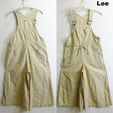 Lee 코튼 린넨 걸리시 살로펫 [M] 오버롤 크림
