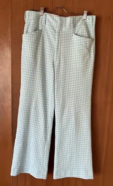 체크 팬츠