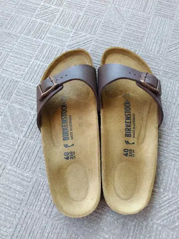 BIRKENSTOCK 브라운 마드리드 슬림 40