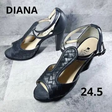 컨디션 최상 DIANA Romache 다이애나 샌들 24.5 뜨개질