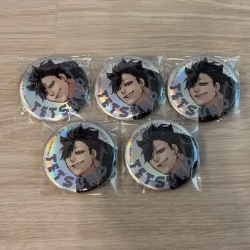 하이큐 점프 GIGA 메탈릭 캔뱃지 쿠로오 테츠로