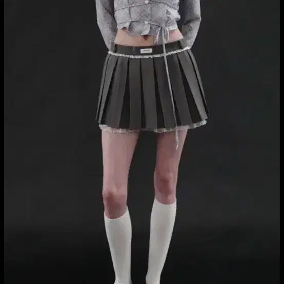 Dry Rose Piano Lace Skirt Gray S #드라이로즈,#낫유어로즈