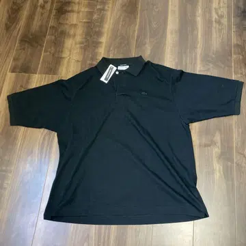 LACOSTE 블랙 피케 셔츠