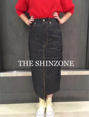 THE SHINZONE 마릴린 데님 스커트 36