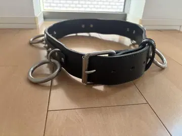 TOCCATA SID RING BELT 스터드 가죽 벨트 블랙