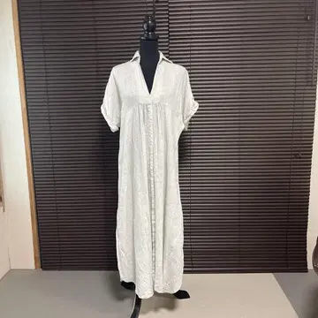 자라 원피스 롱 린넨