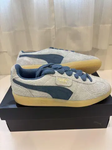 Puma 라이트 블루 다크 블루 스니커즈