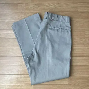 80년대 usa제 Dickies 택 워크 팬츠 그레이 36