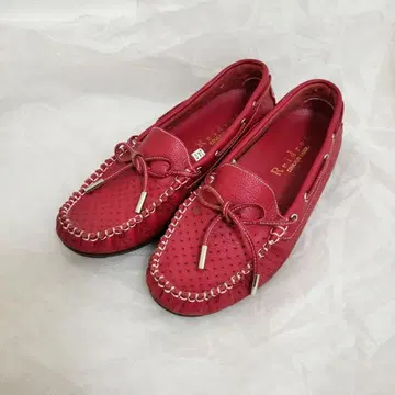 Reidroc 크롤 발리에 빨간색 로퍼 24cm