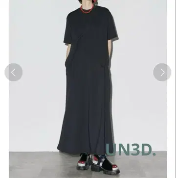 UN3D. 턱 텐트 원피스