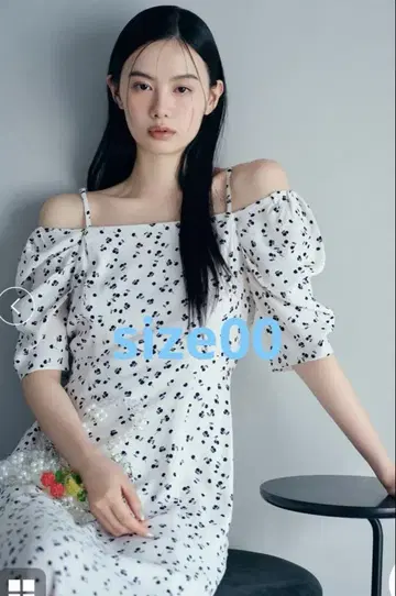 후르츠 프린트 2way 오프숄 원피스