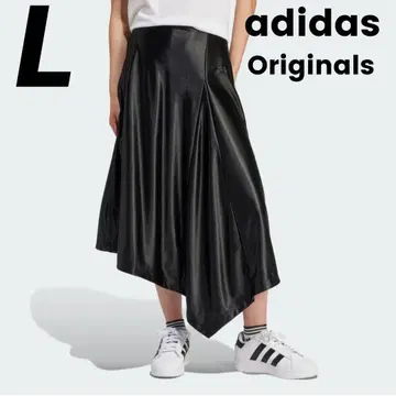 L) 새상품 아디다스 스커트 하이웨스트 새틴 스커트 / 아디다스
