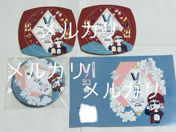 텐카이 V노사케 코스터 캔뱃지 스티커 [흠집 있음]