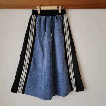MIURICO 롱 스커트 데님