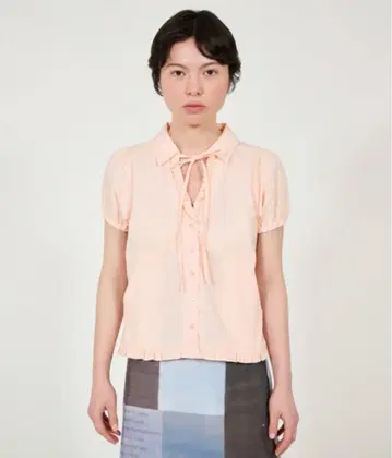 Tina jojun 반팔 블라우스