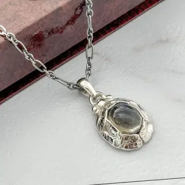 GEORG JENSEN 이어 펜던트 1997 래브라도라이트 목걸이