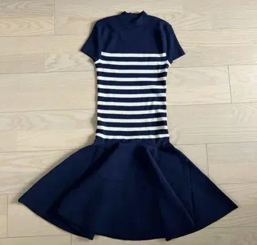 POLO Ralph Lauren 보더 니트 미니 원피스