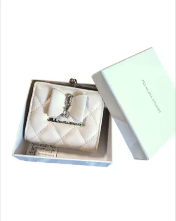 JILL BY JILLSTUART RIBBON 퀼트 지갑 핑크