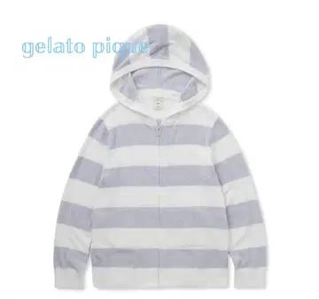 gelato pique 스무디 2 보더 후드티 프리 사이즈