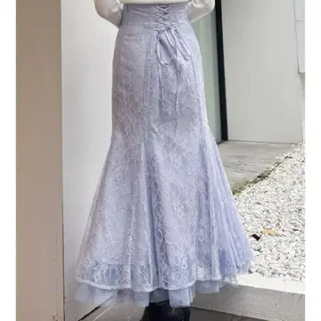 머큐리 듀오 레이스 머메이드 스커트 택 포함