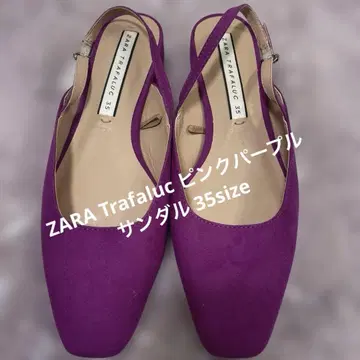 ZARA Trafaluc 핑크 퍼플 샌들 35 size