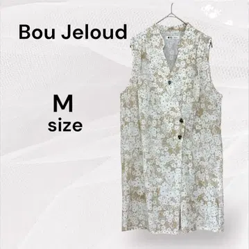 Bou Jeloud 부즈루드 꽃무늬 슬리브리스 셔츠 튜닉