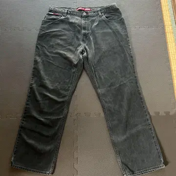 TOMMY JEANS 다크 그레이 데님 팬츠 38/32