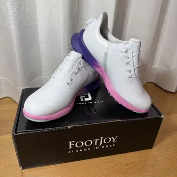 새상품 미사용 FOOTJOY 골프화 여성용 화이트/핑크/퍼플