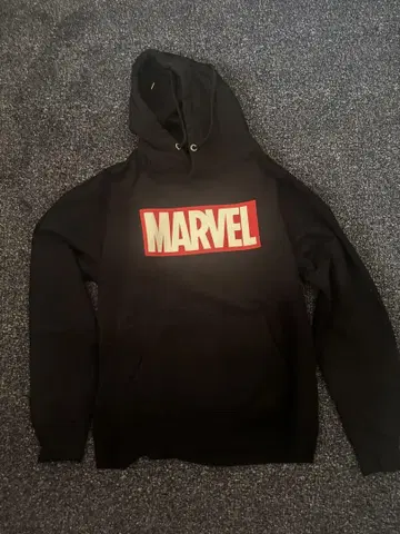 MARVEL 스파이더맨 후드티 L 블랙
