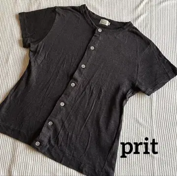 prit 린넨 반팔 가디건