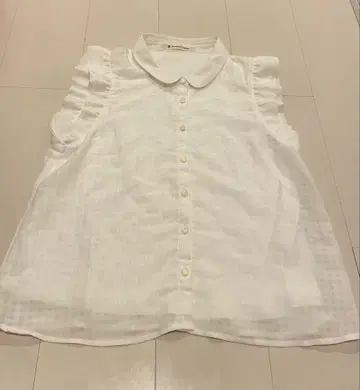 프릴 화이트 셔츠 프리 사이즈