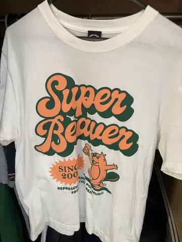 Super Beaver 20주년 기념 티셔츠