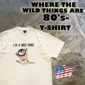 USA제 80's- WHERE THE WILD THINGS ARE 티셔츠