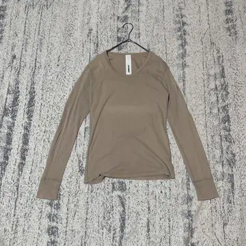 s2871 어태치먼트 긴팔 T셔츠 무지 면 100% 심플