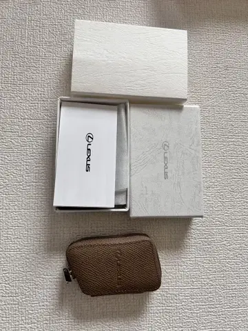 Lexus 브라운 가죽 키 케이스 정품
