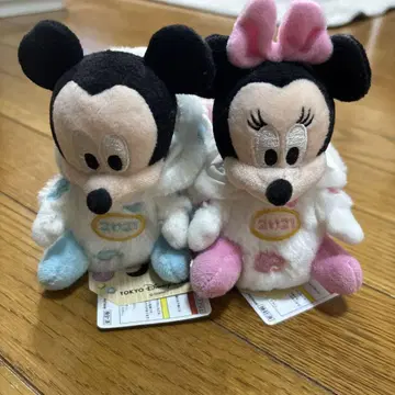 2021년 소띠 해 띠 인형 배지 미키마우스 미니 마우스